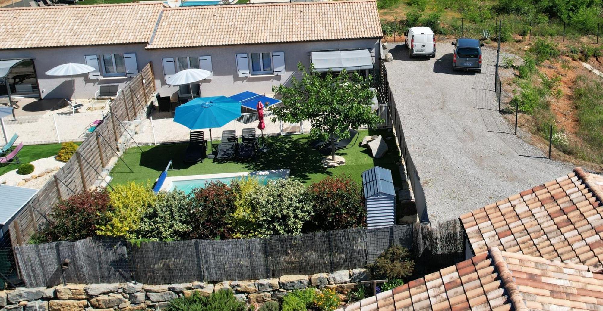 En Ardeche, Gite L'Odyssee Climatise Avec Sa Piscine Privee Et Chauffee Жоаюз Екстериор снимка